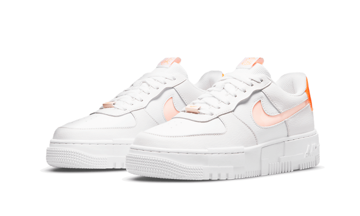 Nike Air Force 1 Low Pixel White Orange - VIARESELL