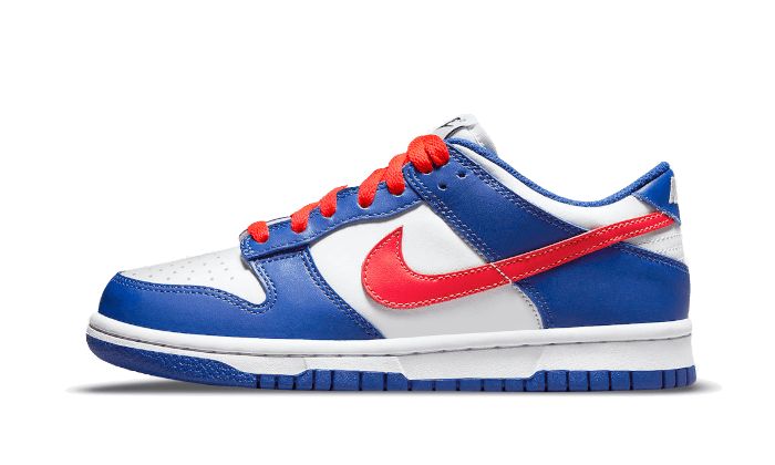 Nike Dunk Low White Royal Red - VIARESELL